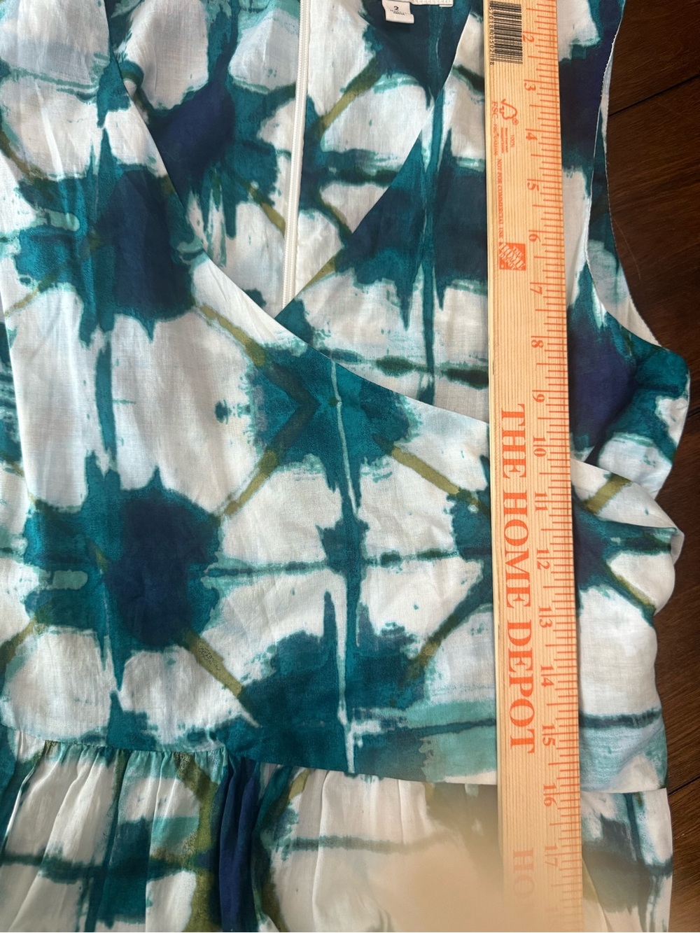 Banana Republic Voile Cotton Wrap Maxi Dress in Green Tie Dye
Women Sz 2 - Picture 9 of 12